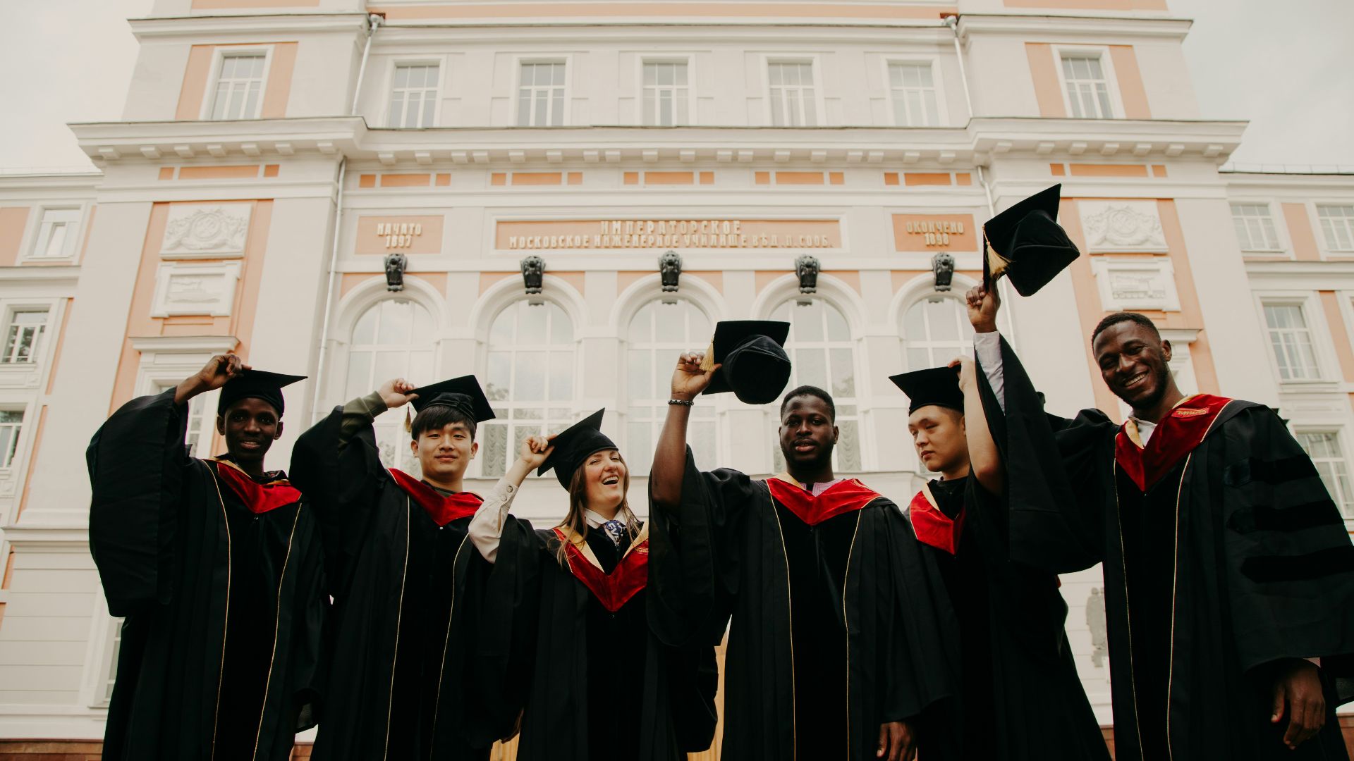 group of people in black academic dress