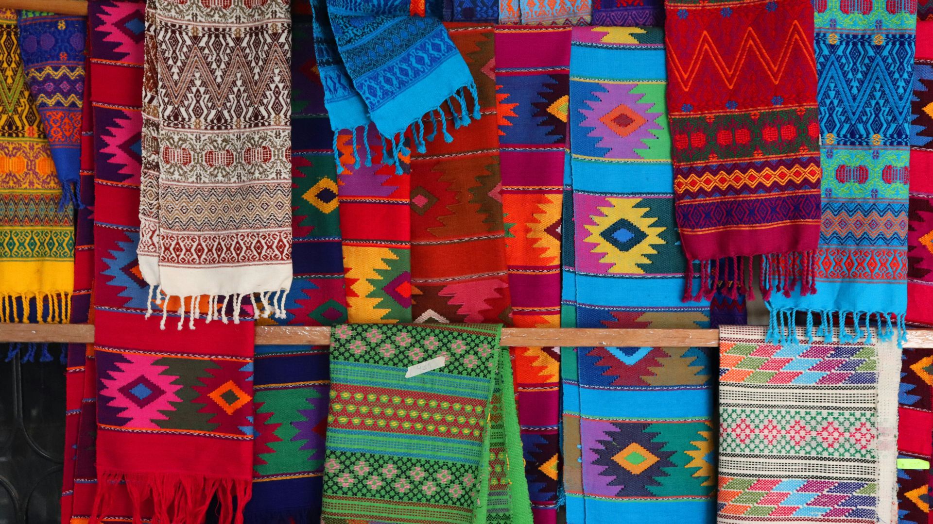 multicolored textiles lot