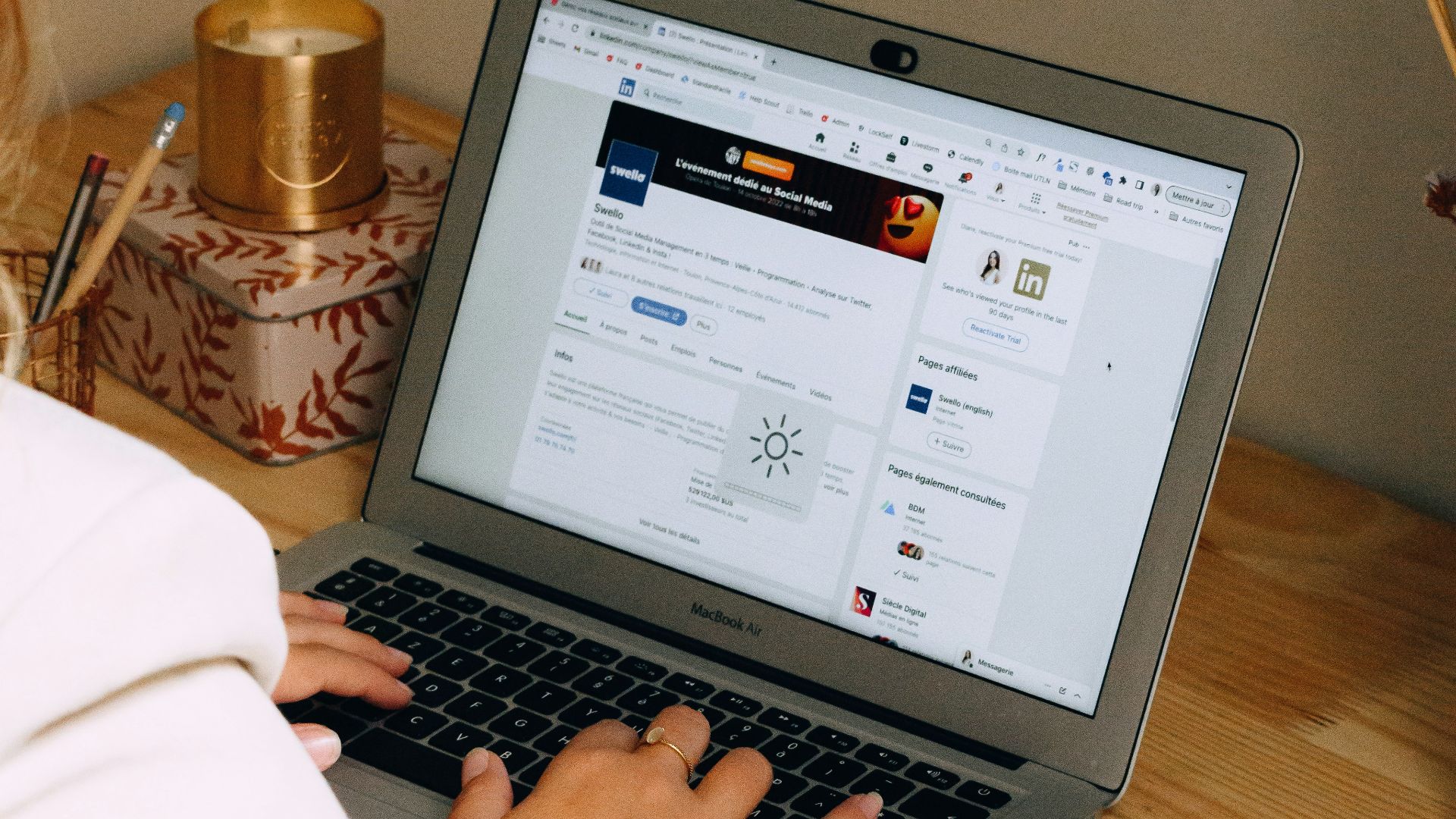 a man using a laptop