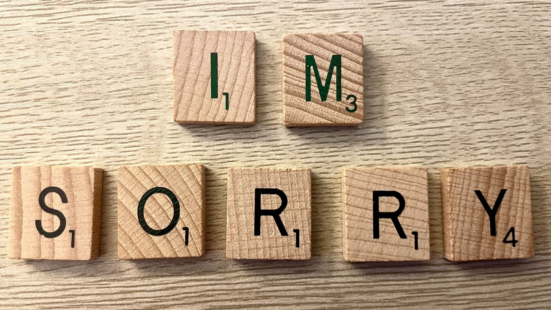 a group of wooden letters