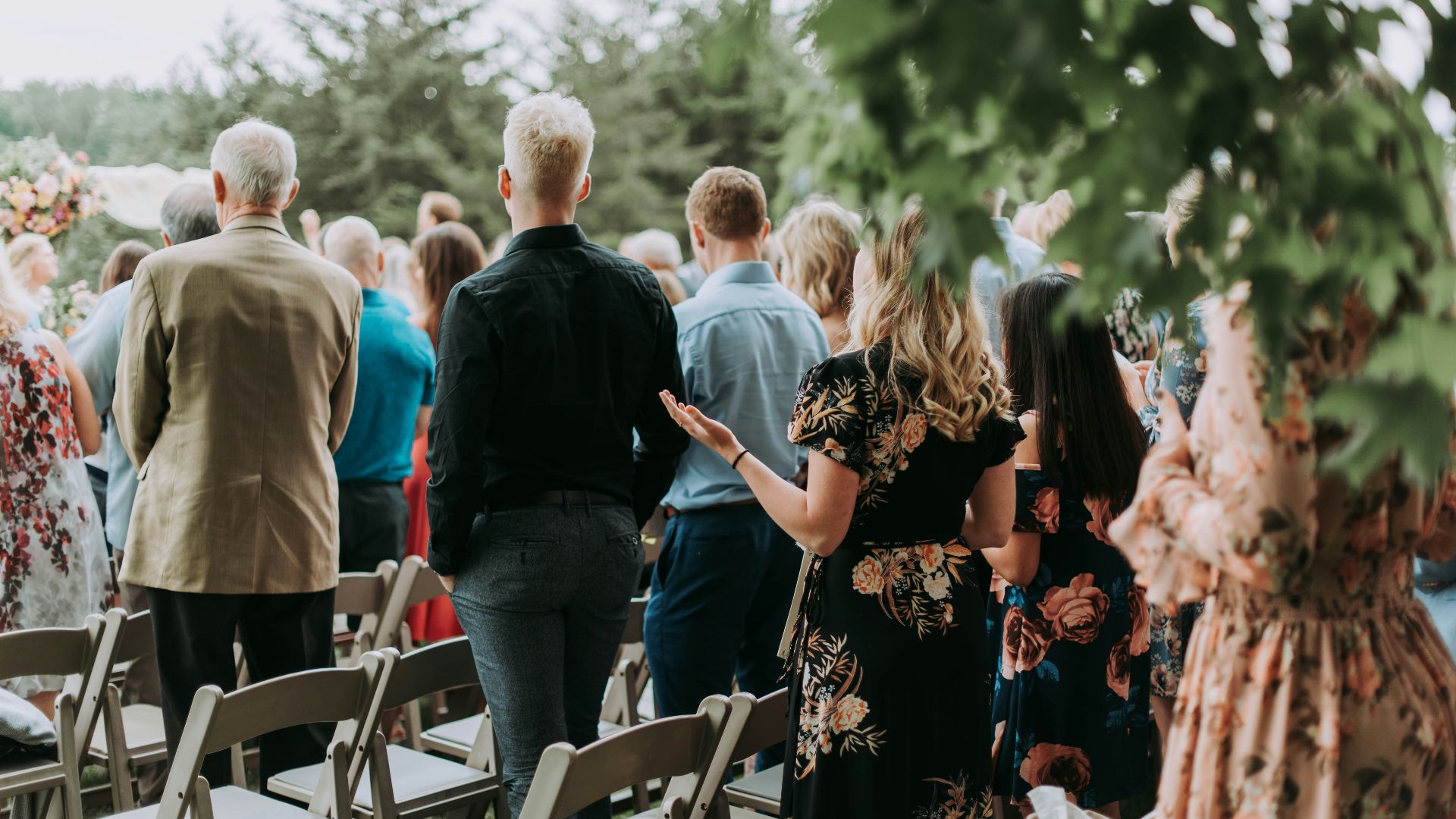 group of people praying