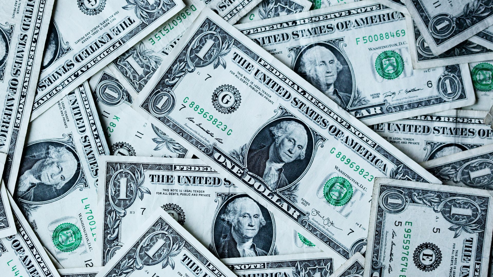 1 U.S.A dollar banknotes