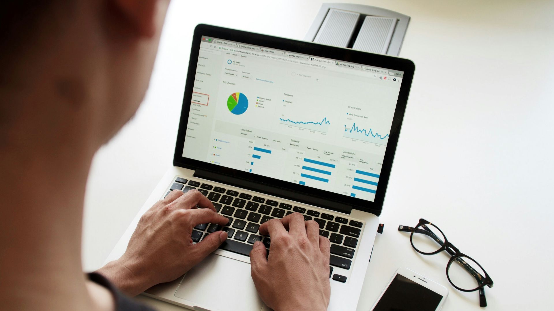 person using MacBook Pro