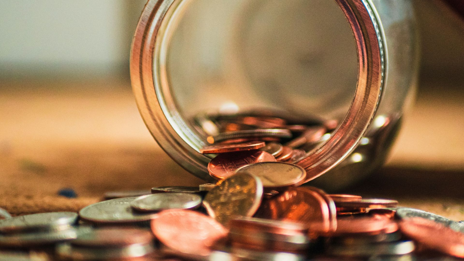 close-up photo of assorted coins