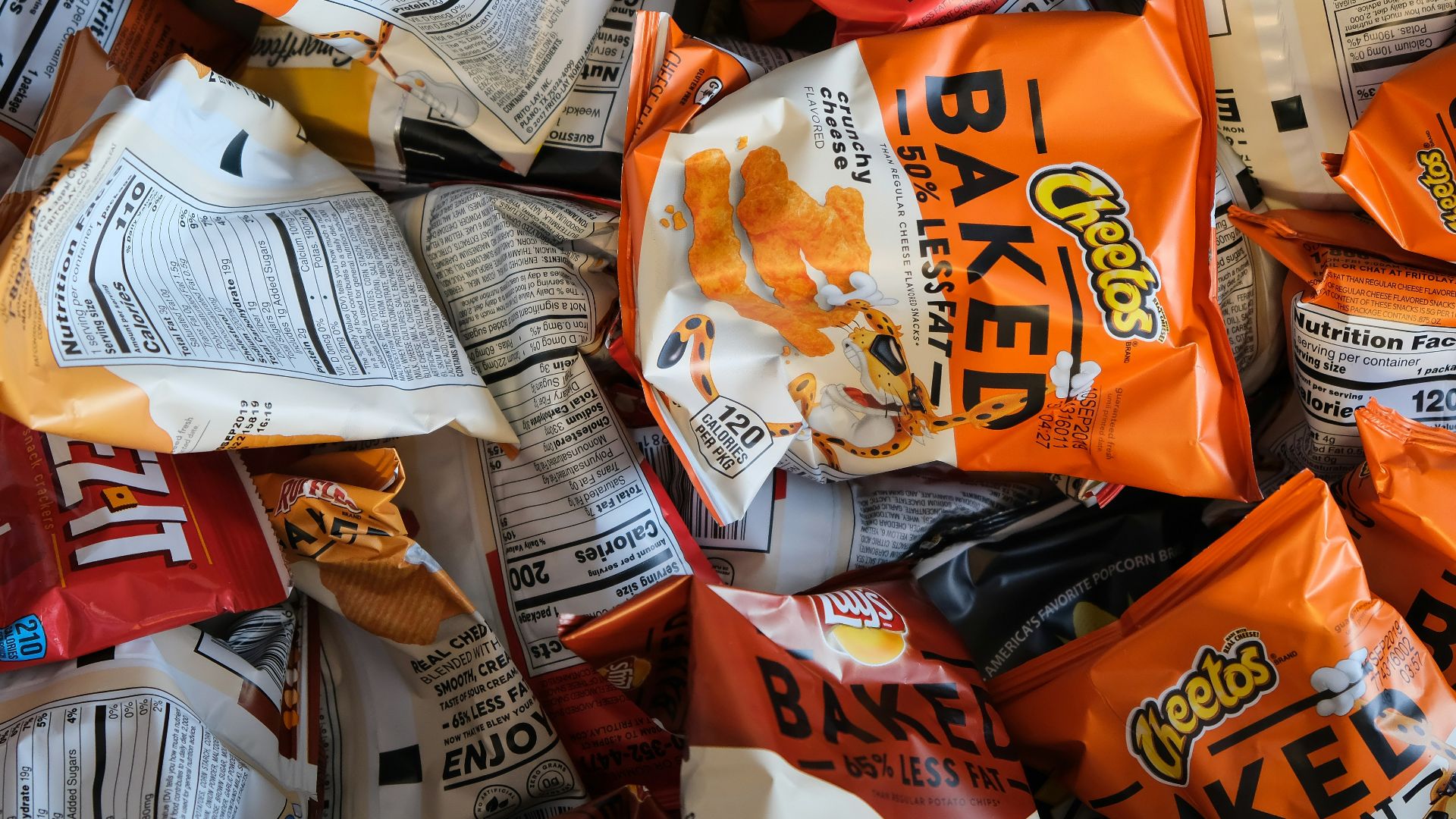 Cheetos Baked chip bag lot