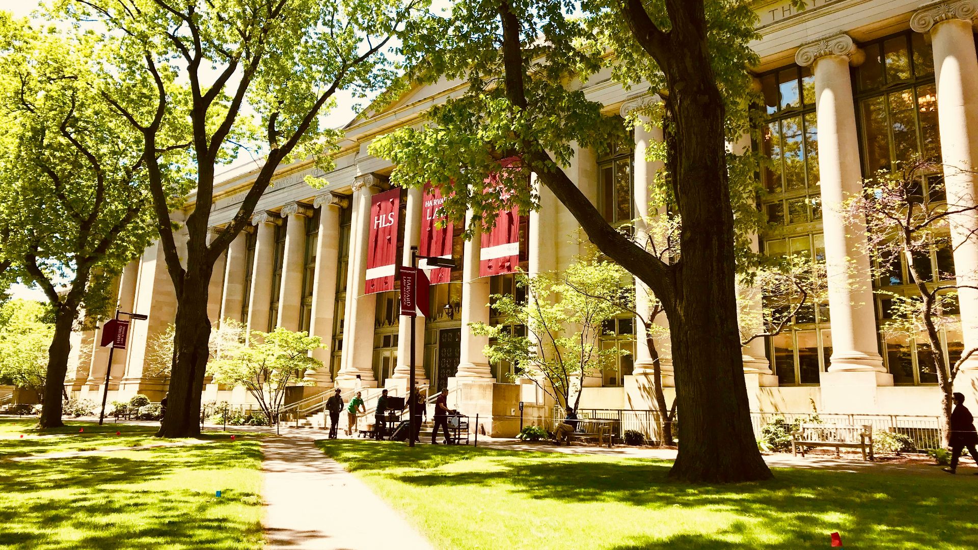 white university during daytime