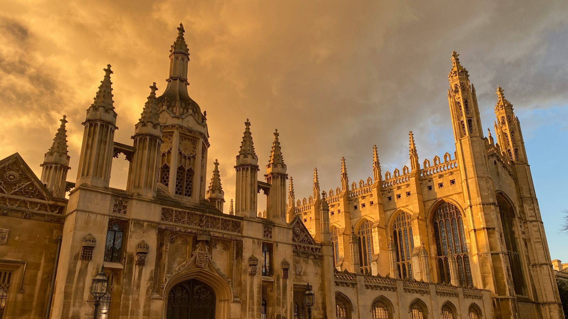 a large building with a clock on the front of it