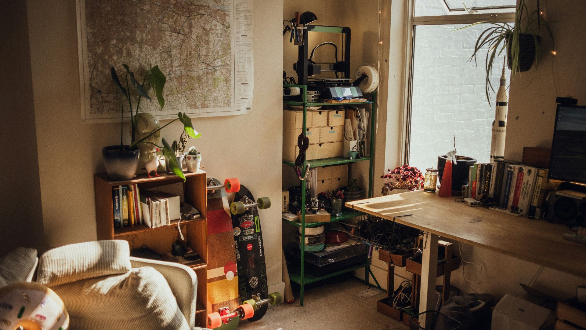 green potted plant on brown wooden table