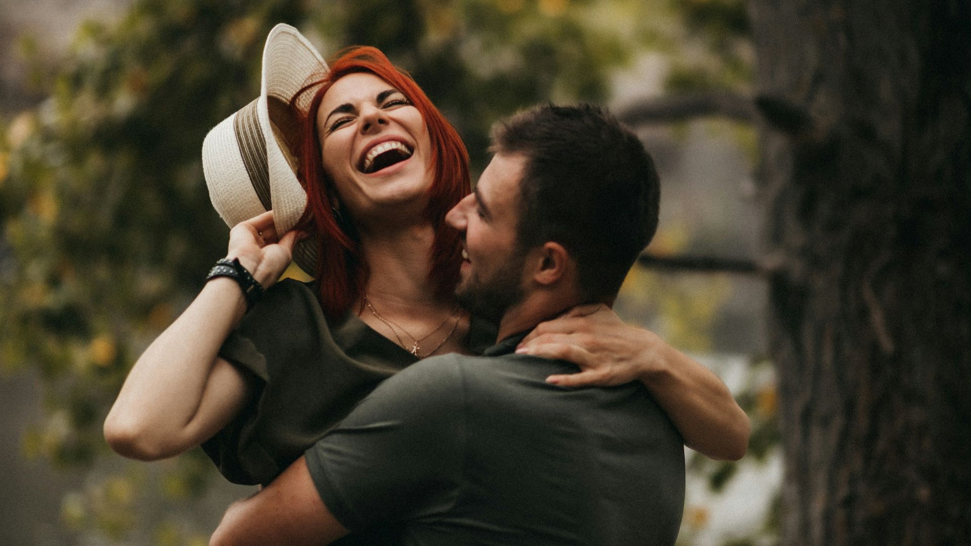 a man holding a child