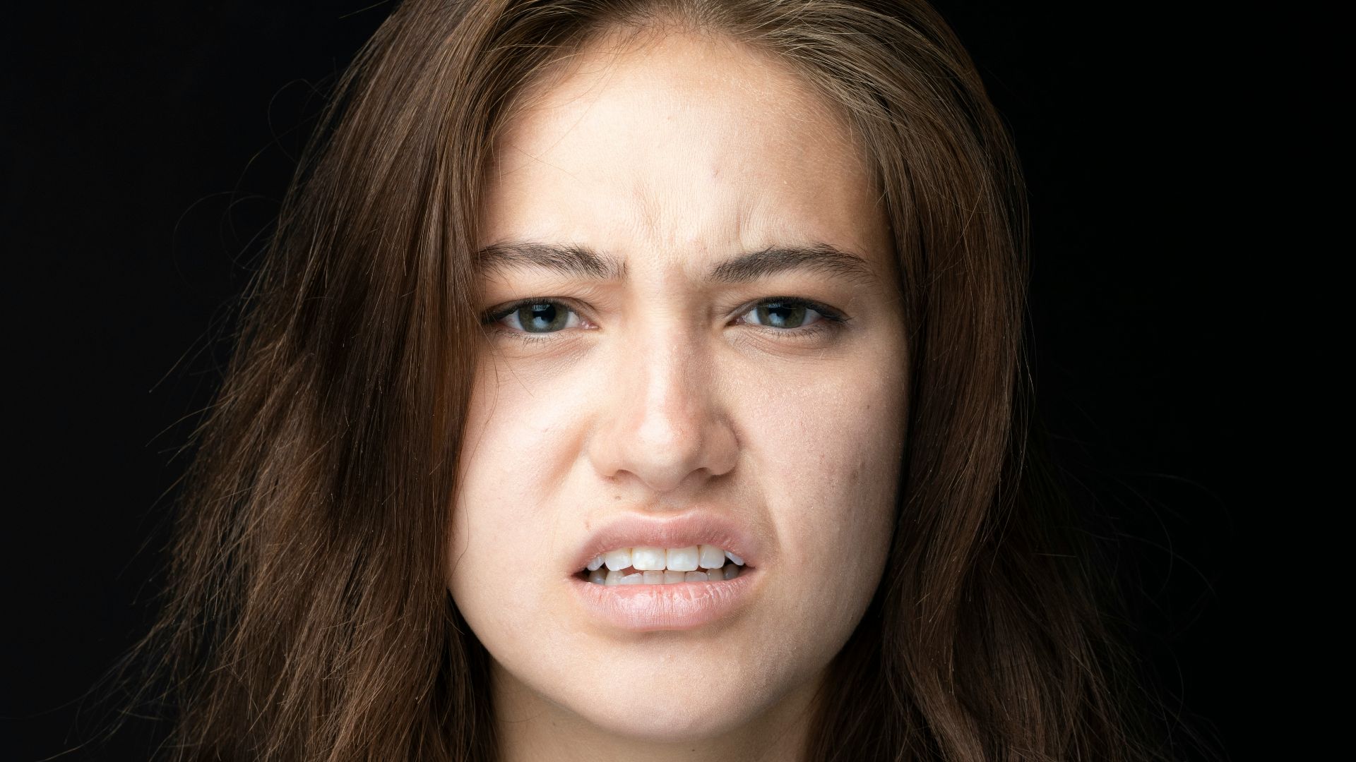 woman in black crew neck shirt