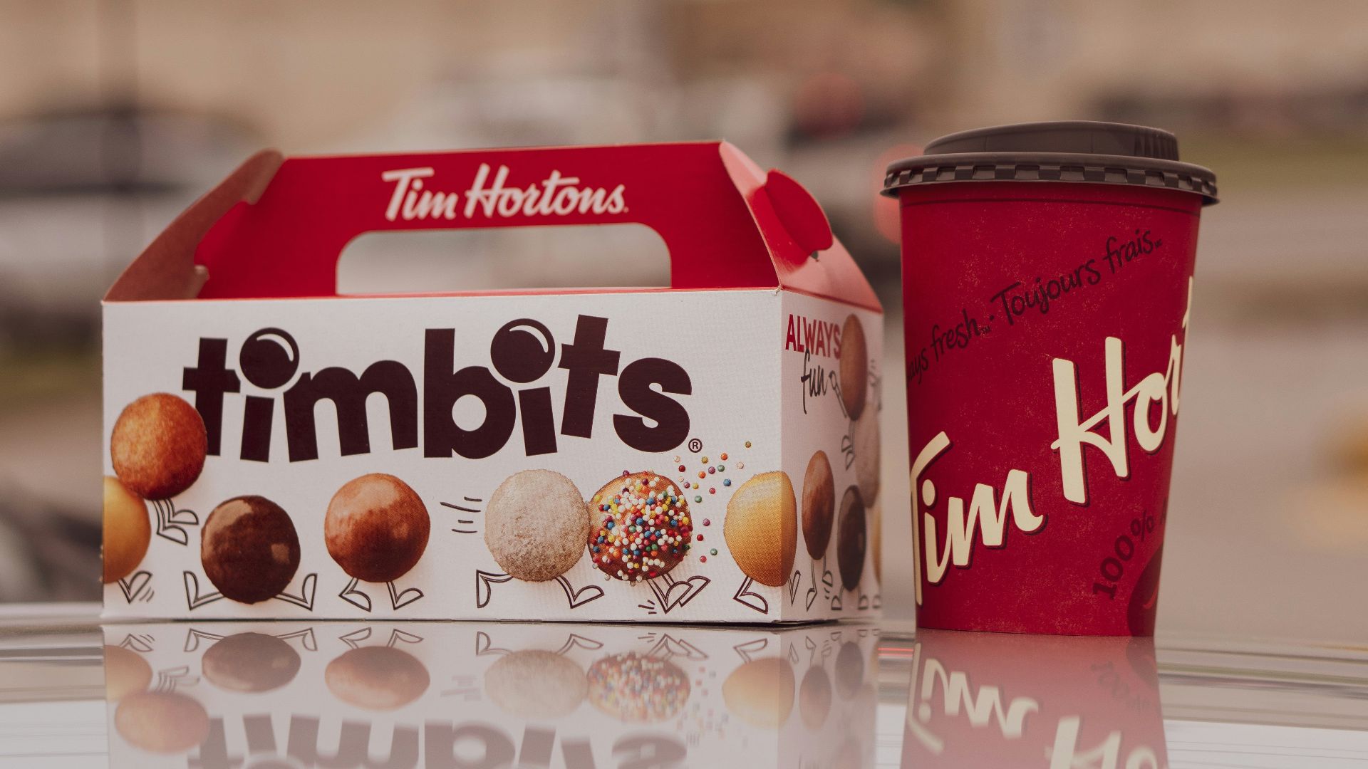 Timbits doughnut box
