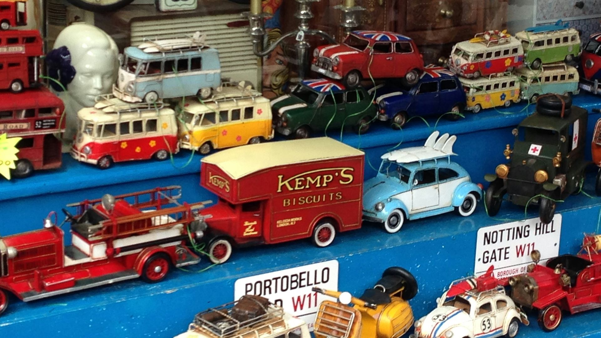 red and white toy truck