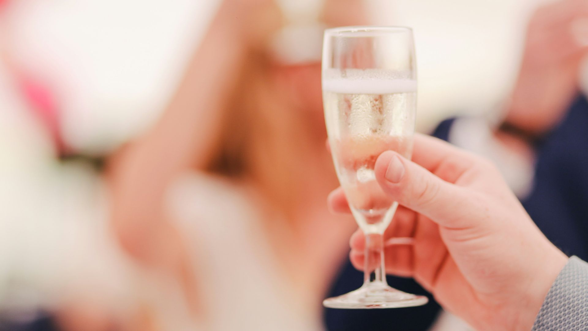 person holding wine glass