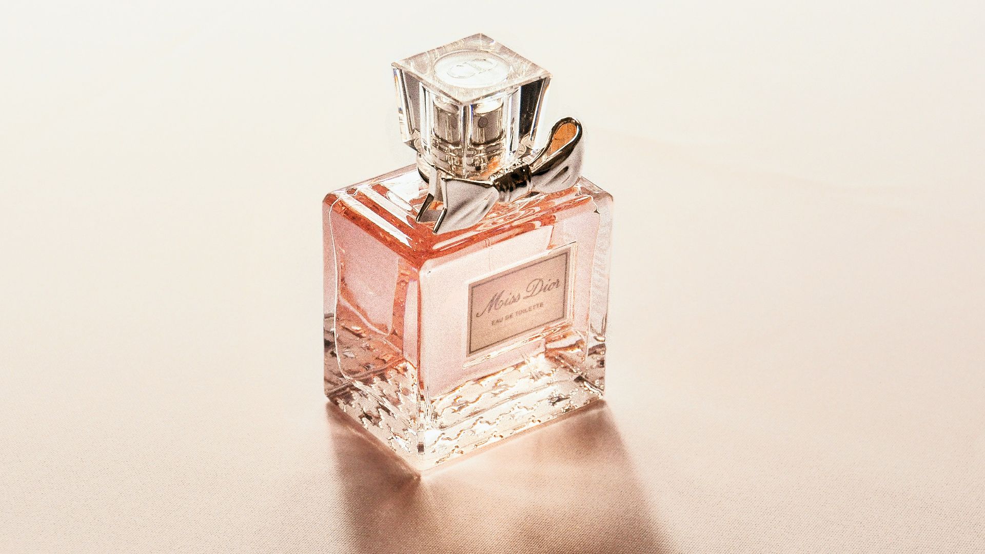 clear perfume bottle