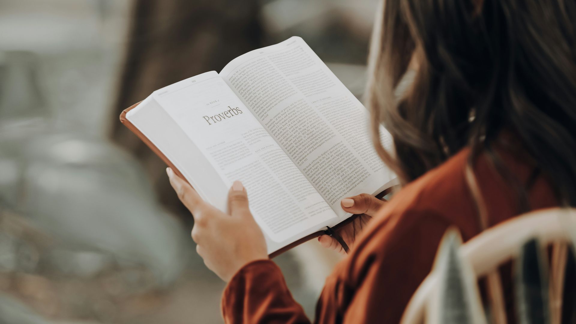 girl reading book