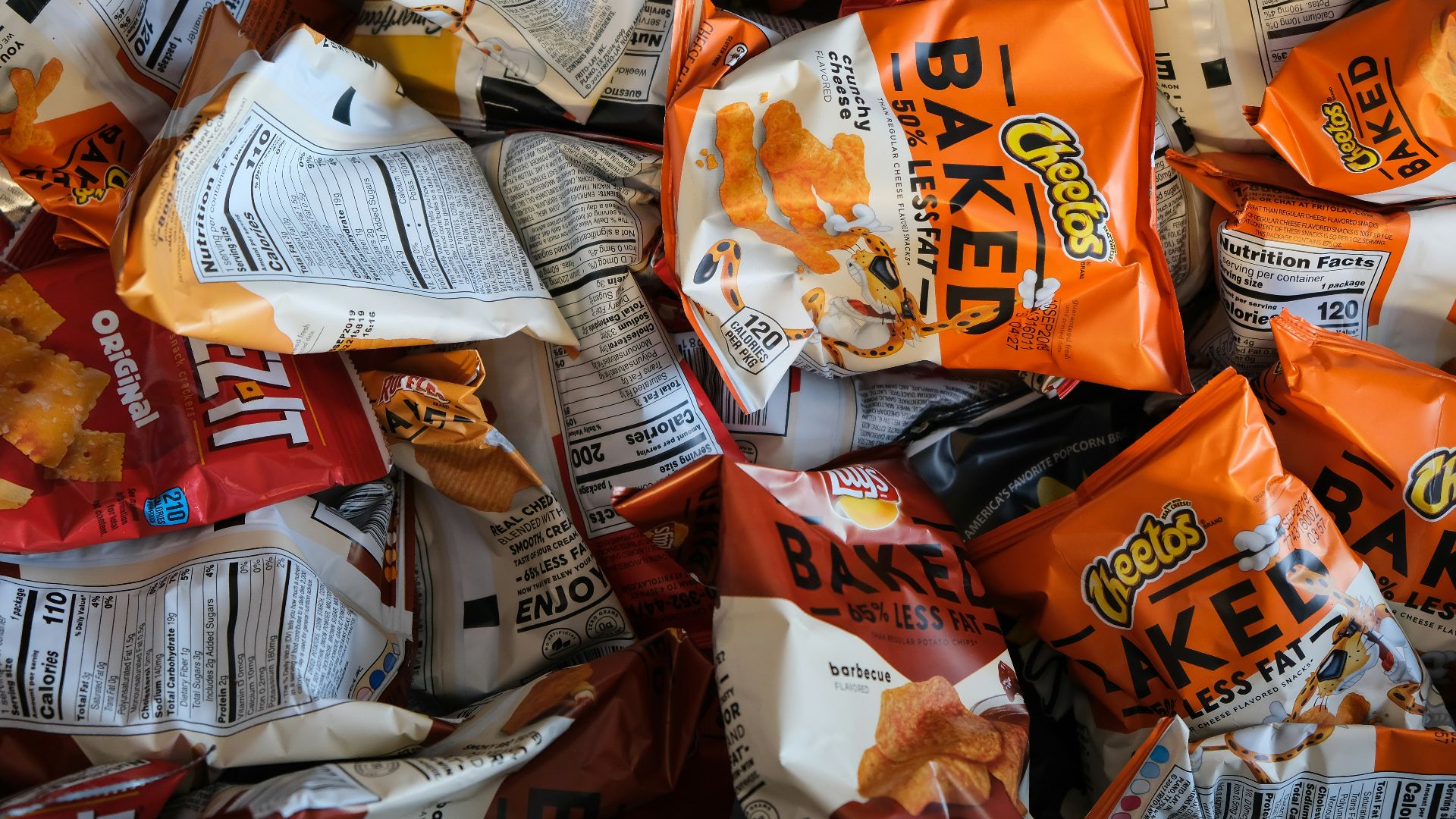 Cheetos Baked chip bag lot