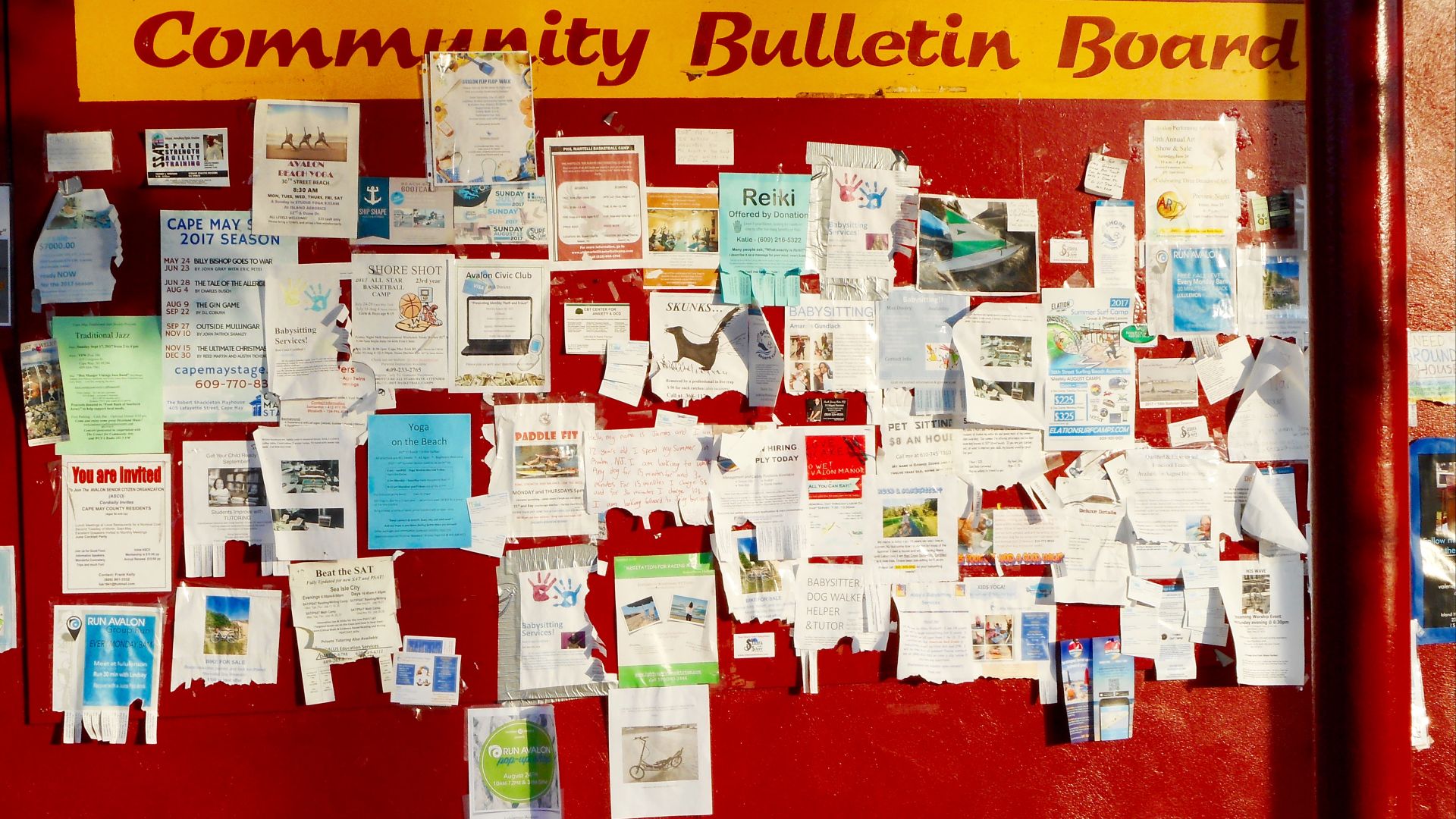 File:Community Bulletin Board Avalon NJ.jpg