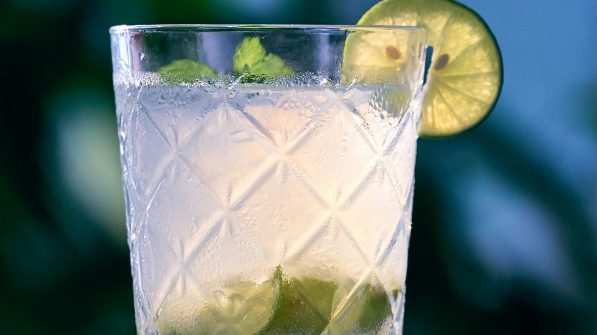 clear liquid inside clear drinking glass