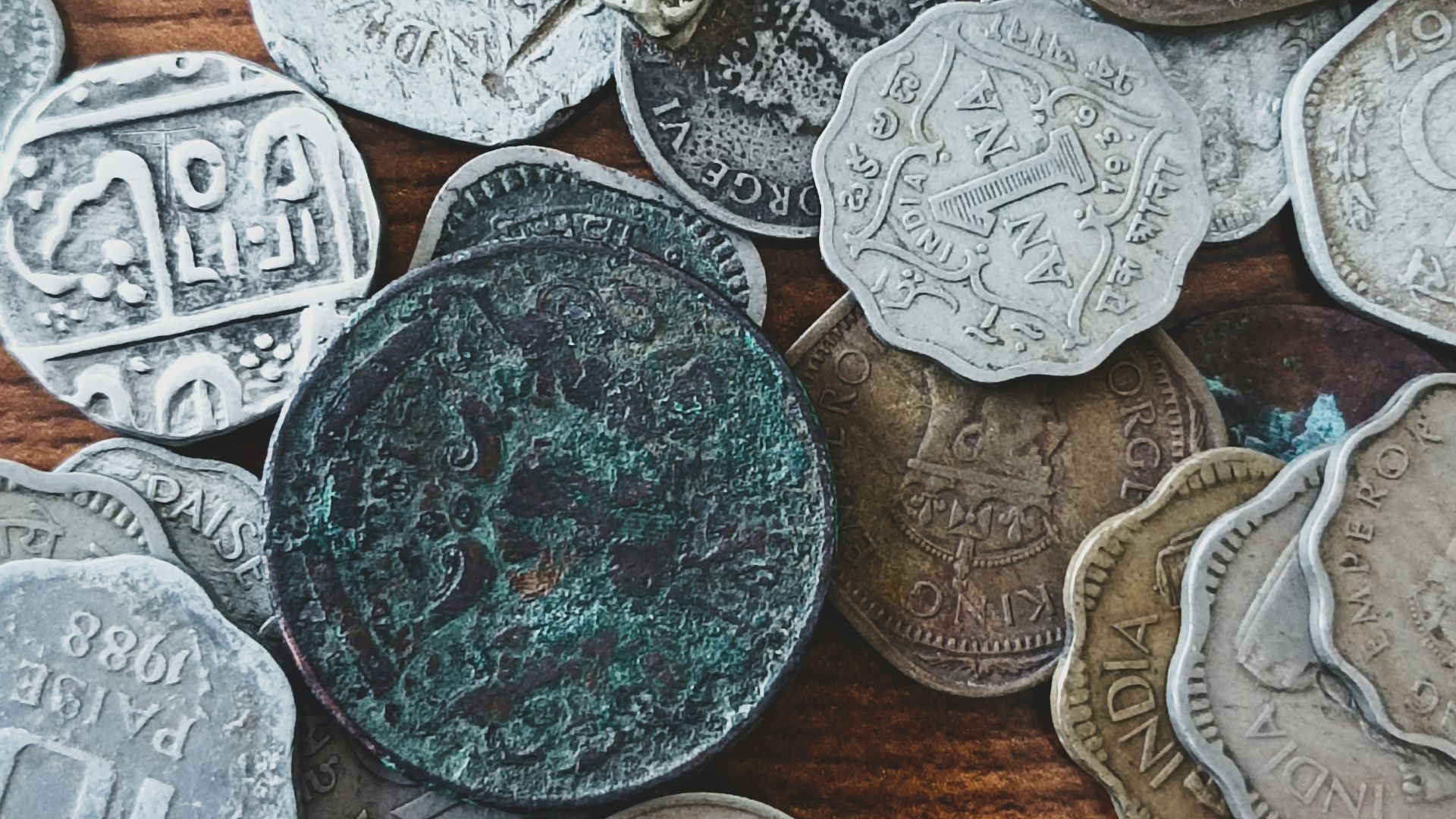 a group of round objects