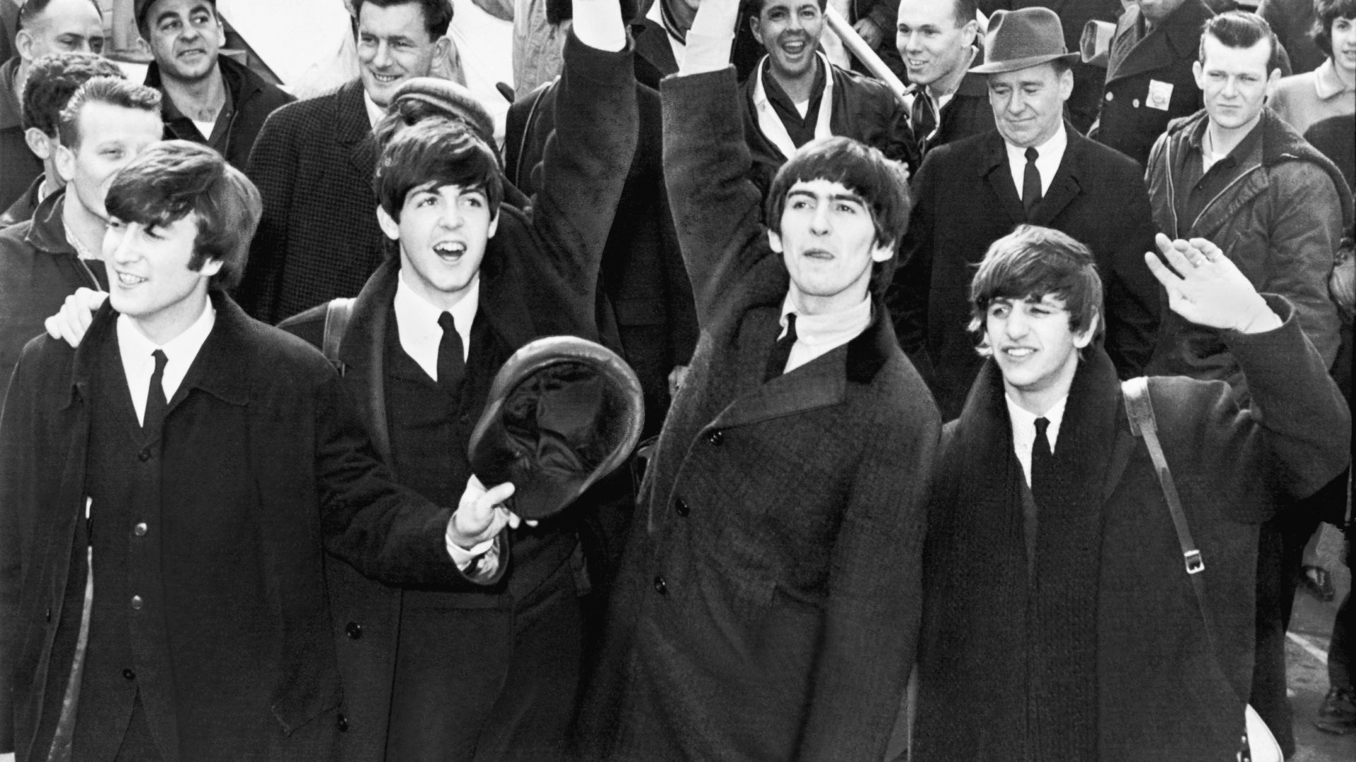 File:The Beatles arrive at JFK Airport.jpg