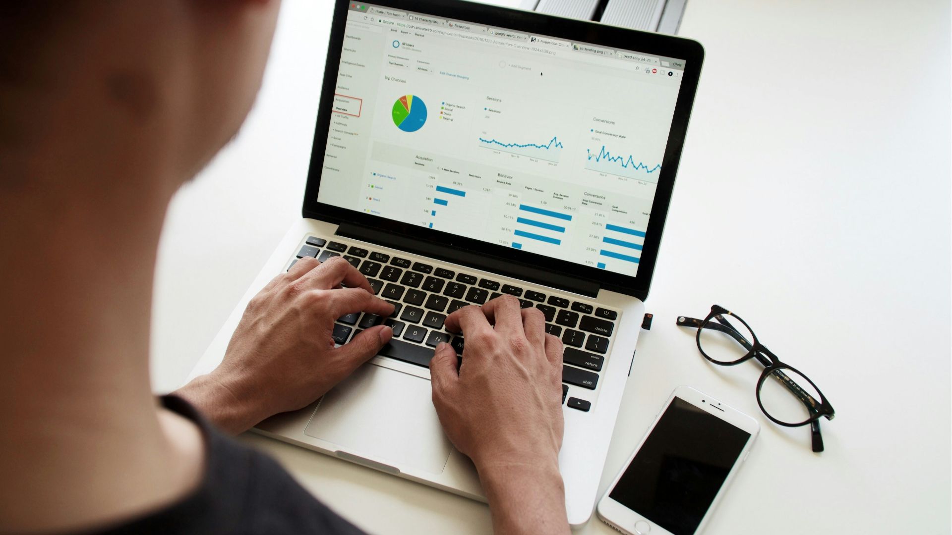 person using MacBook Pro