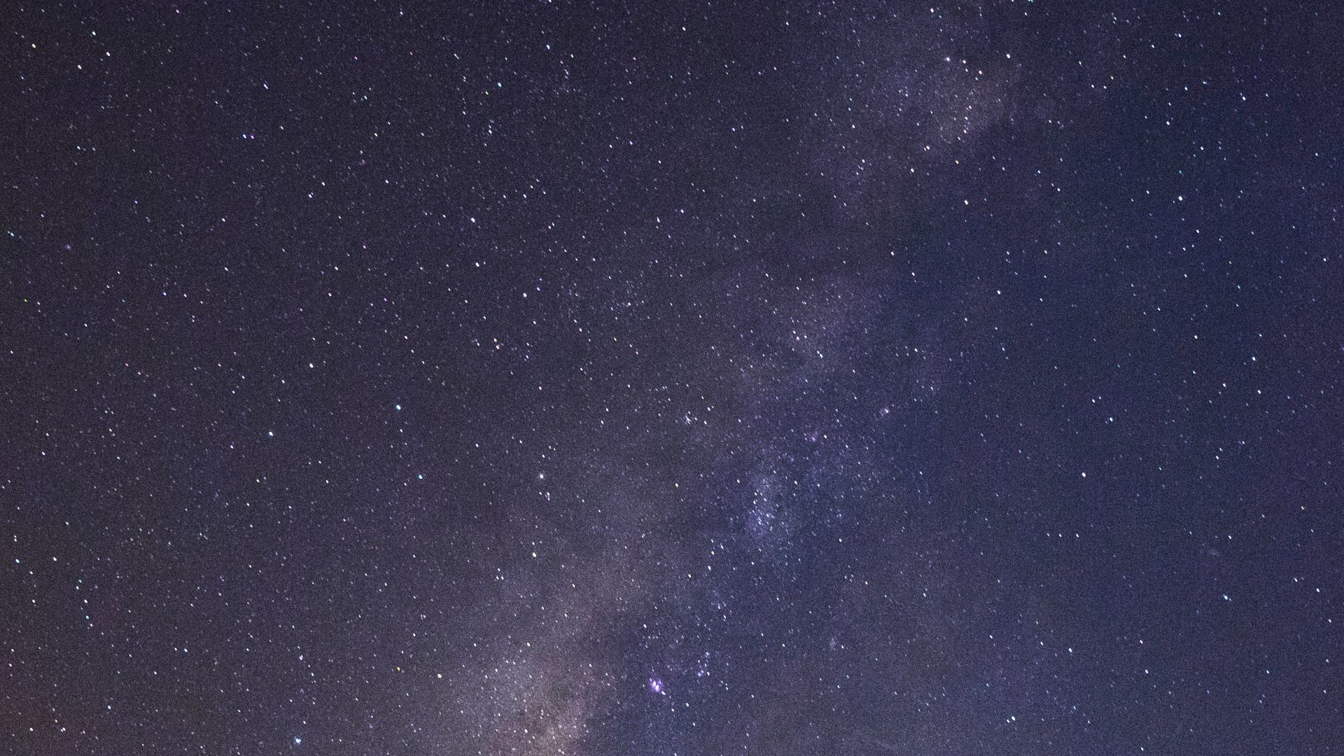 blue starry night sky