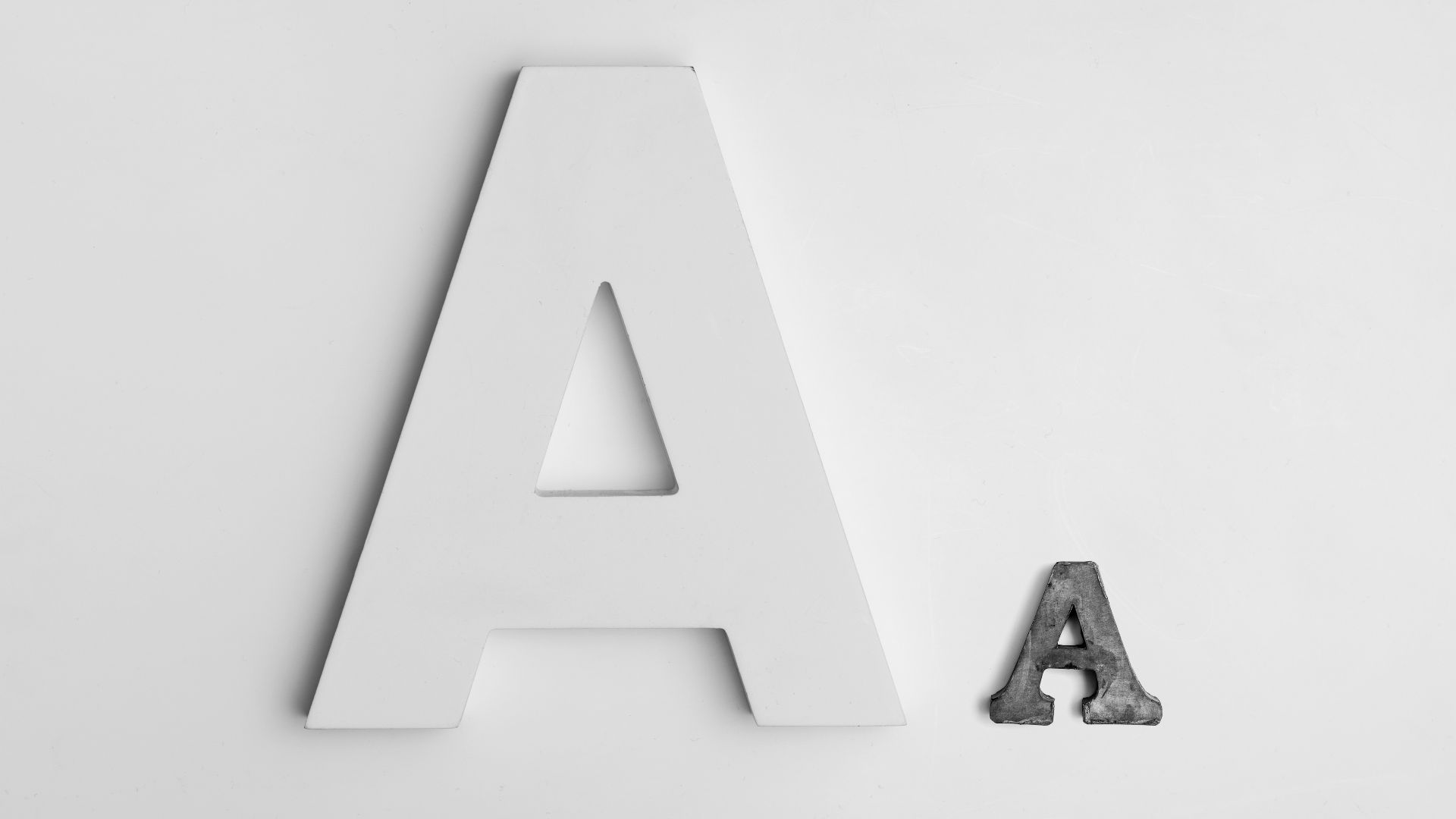 A decorative lettering