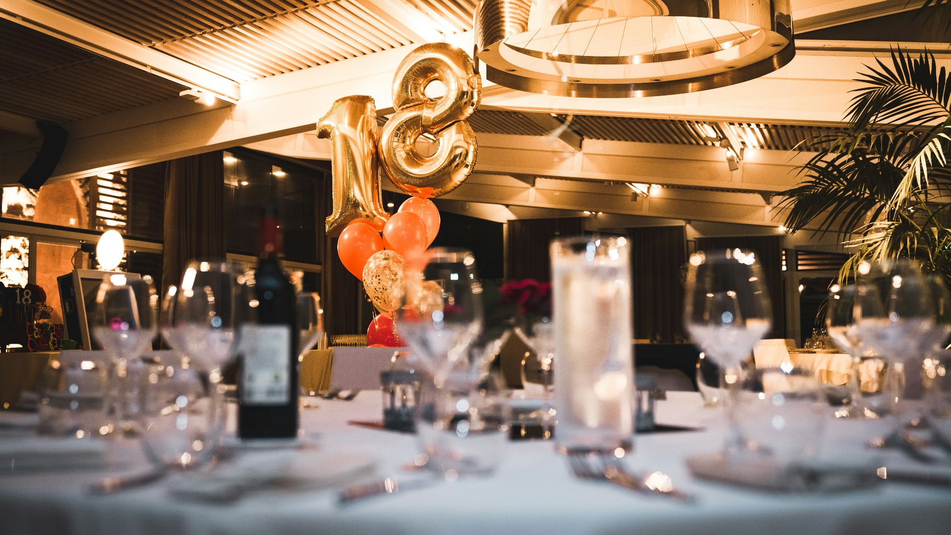 clear drinking glass on white table