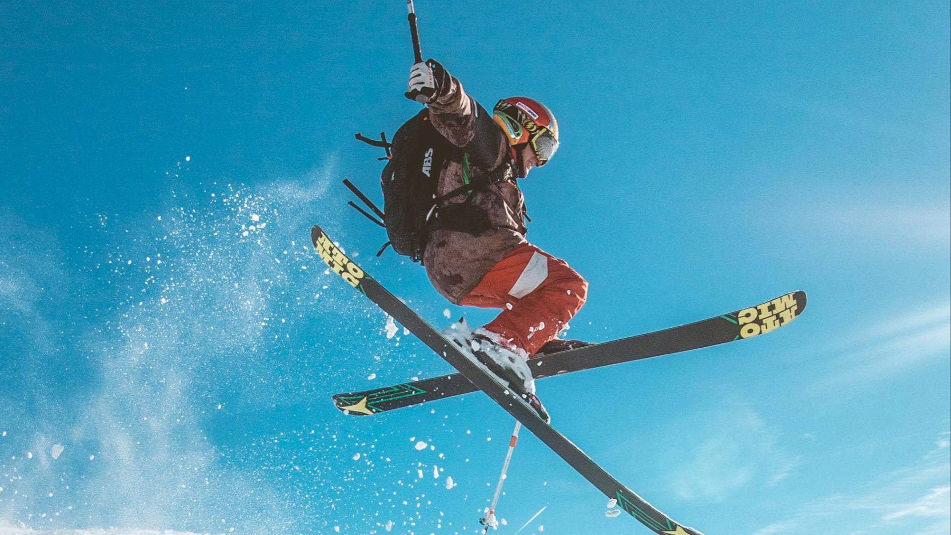 man skiing on land