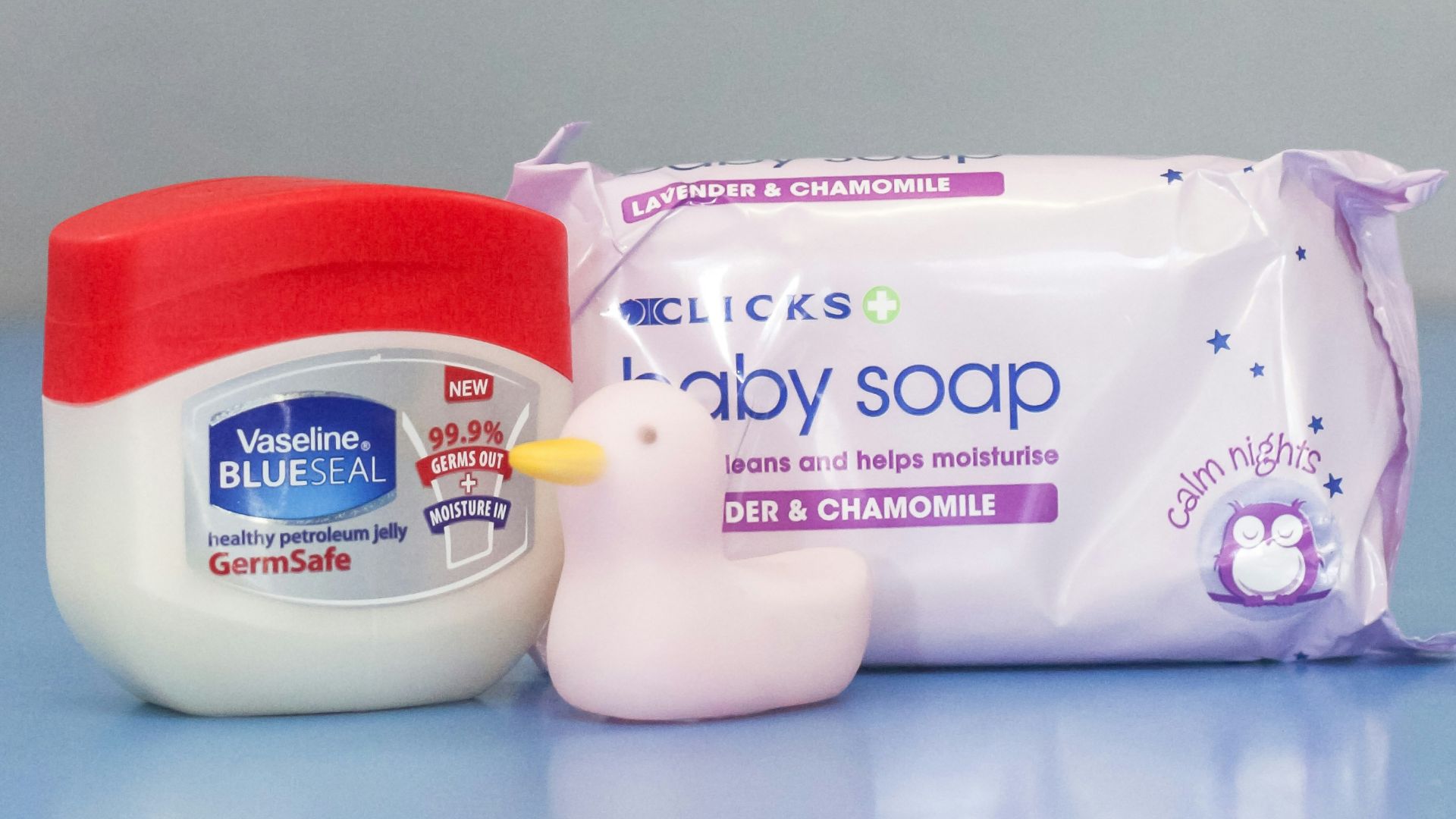 pink and white plastic pack