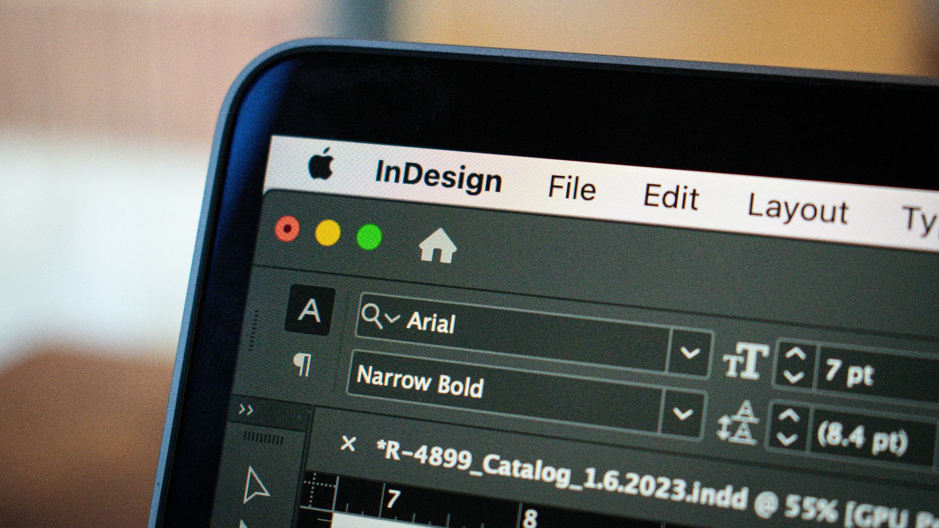 a close up of a computer screen with a keyboard