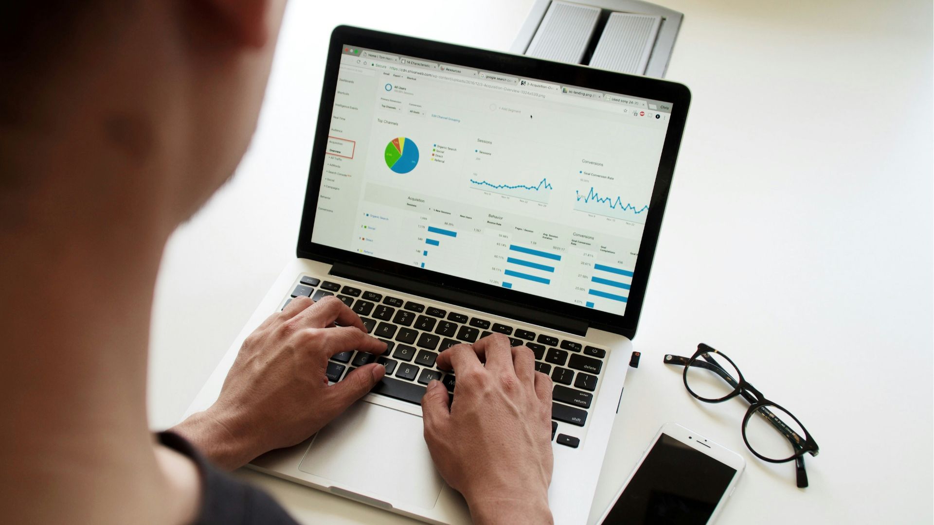 person using MacBook Pro