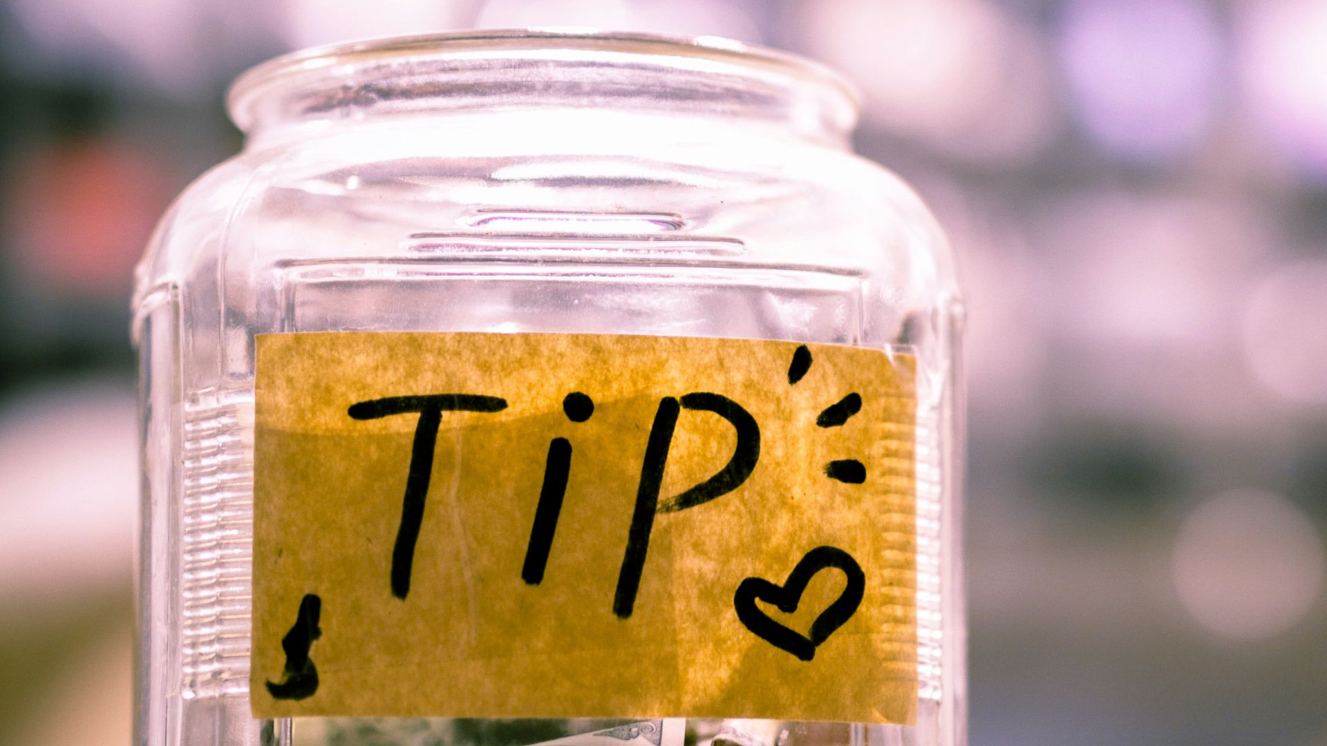 clear glass jar