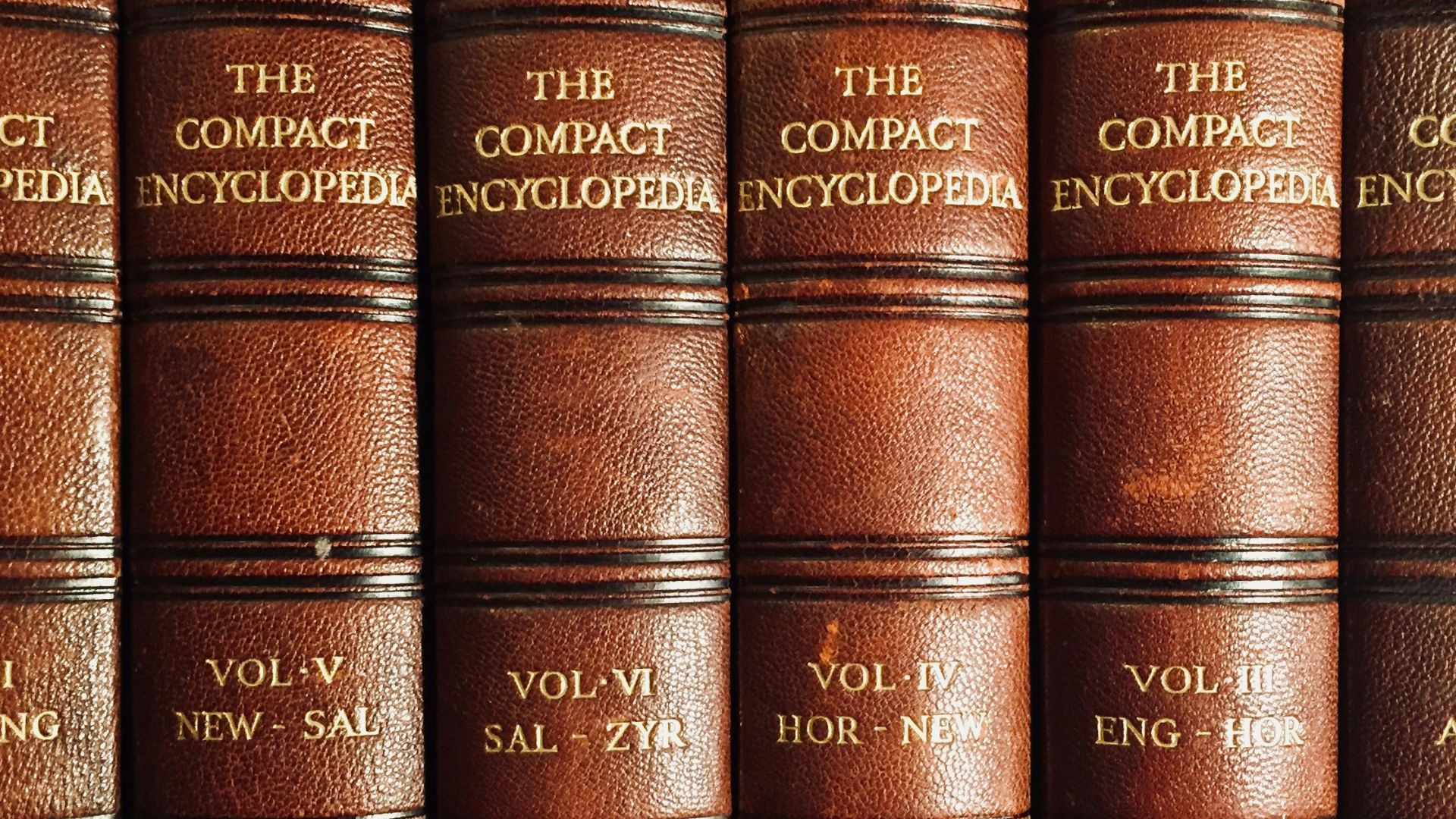 brown hardbound books