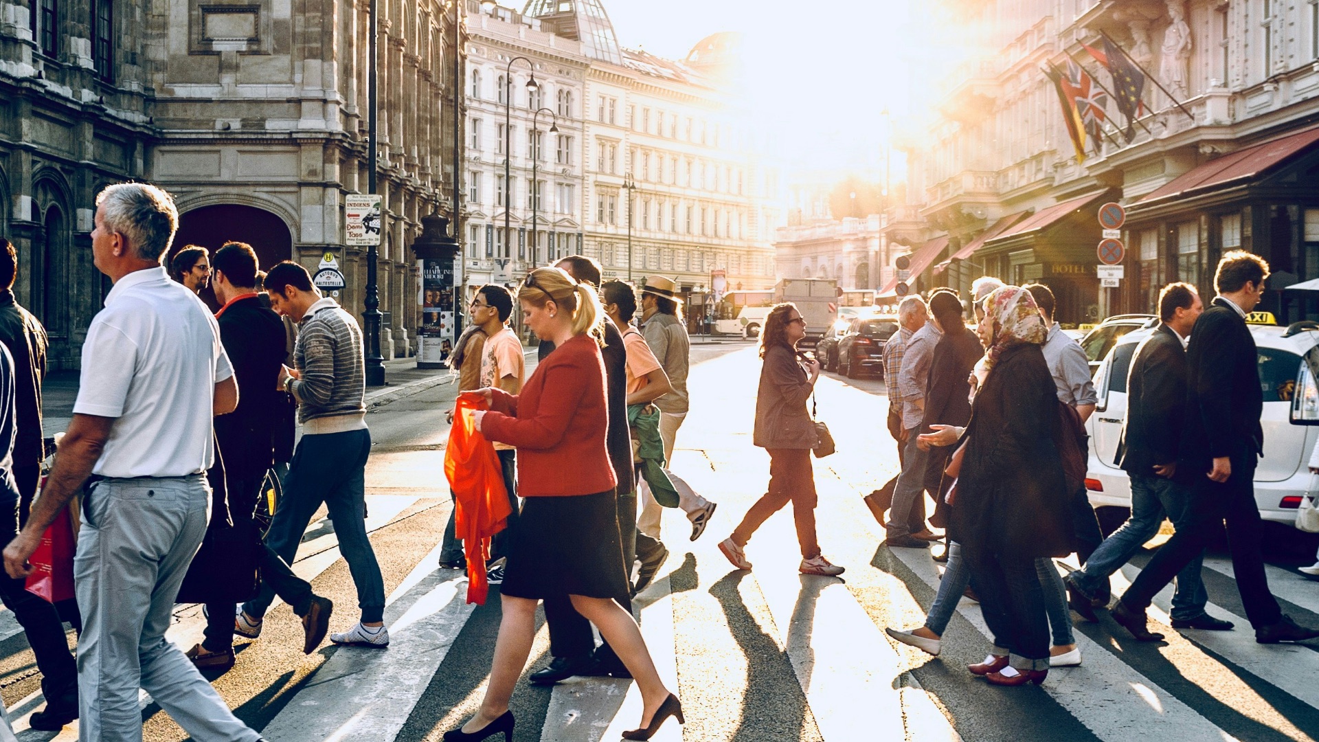 group of people walking on pedestrian lane