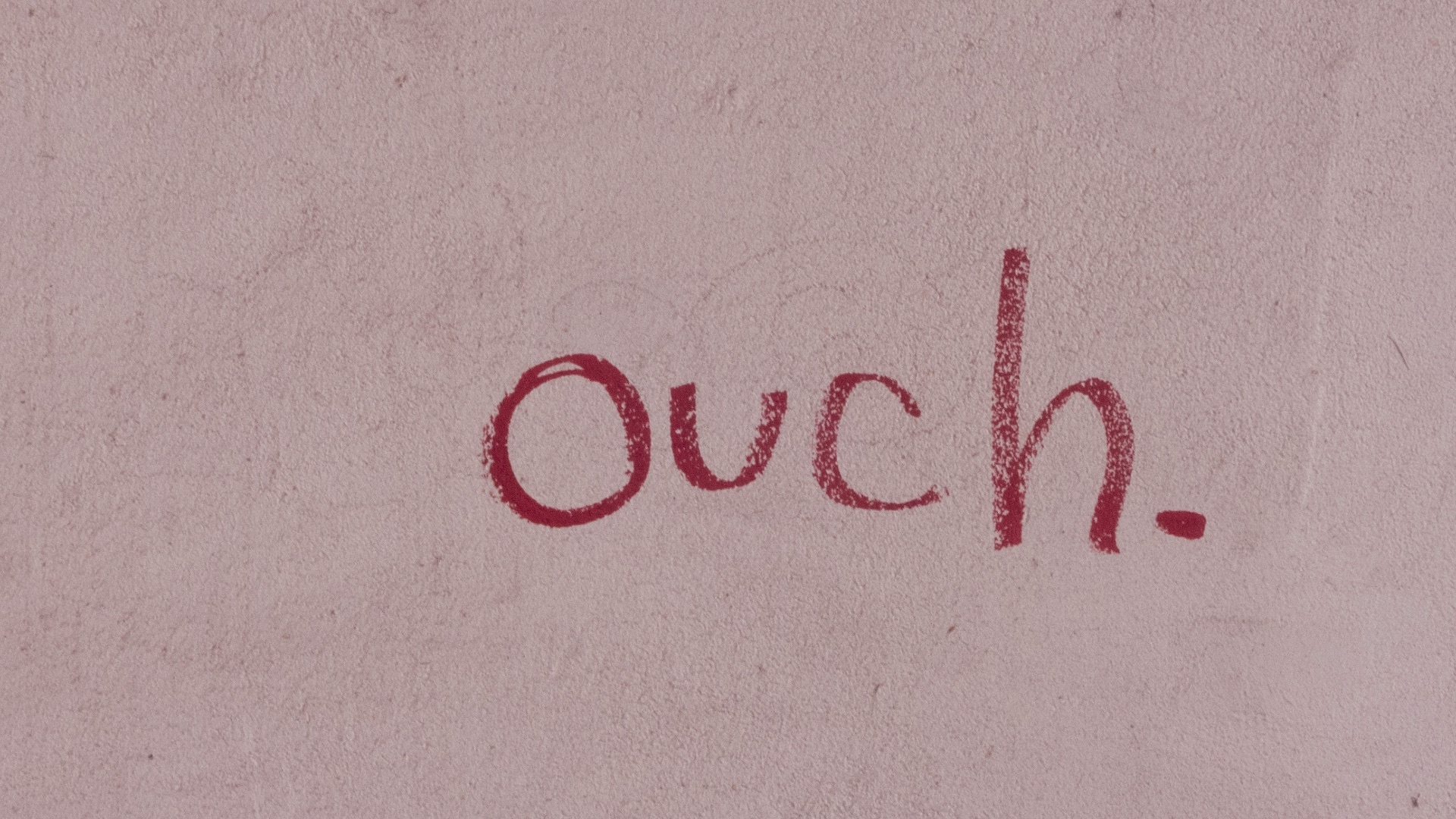 ouch sign
