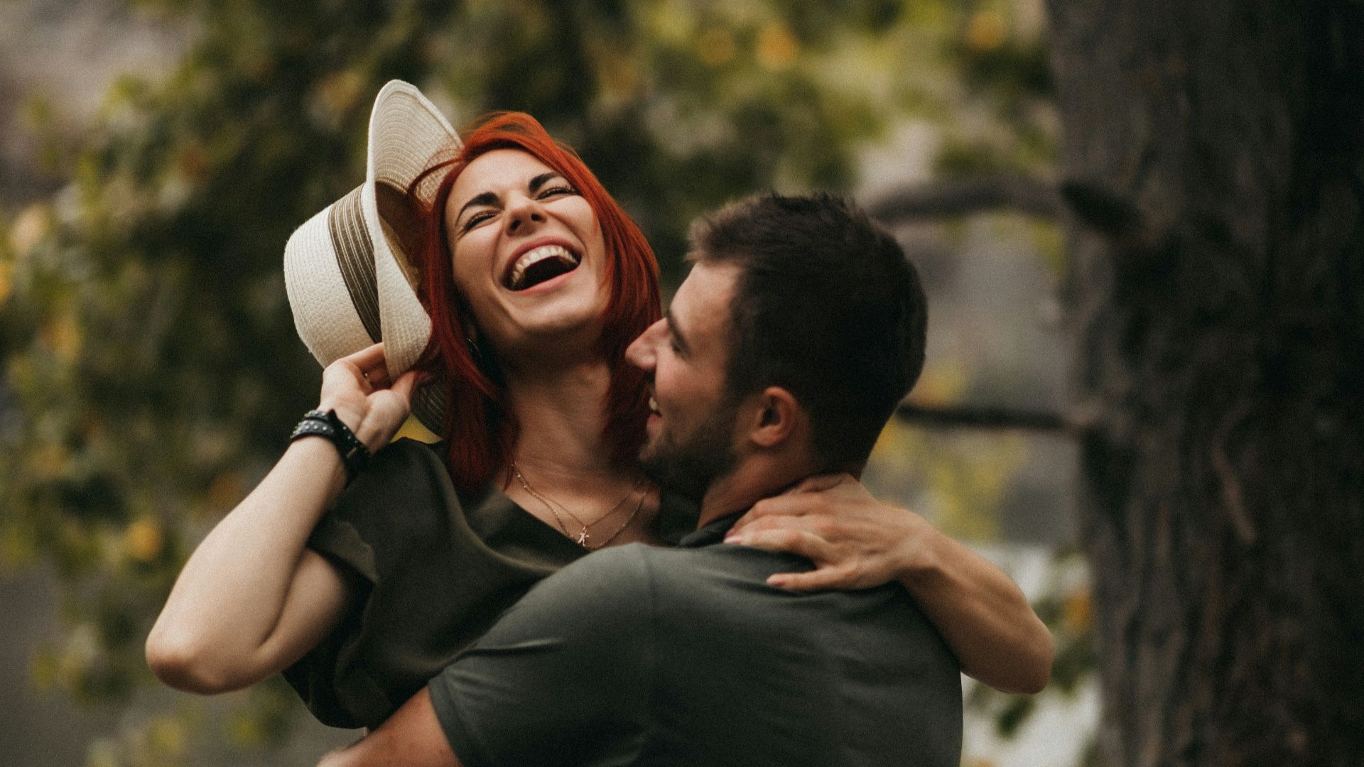 a man holding a child