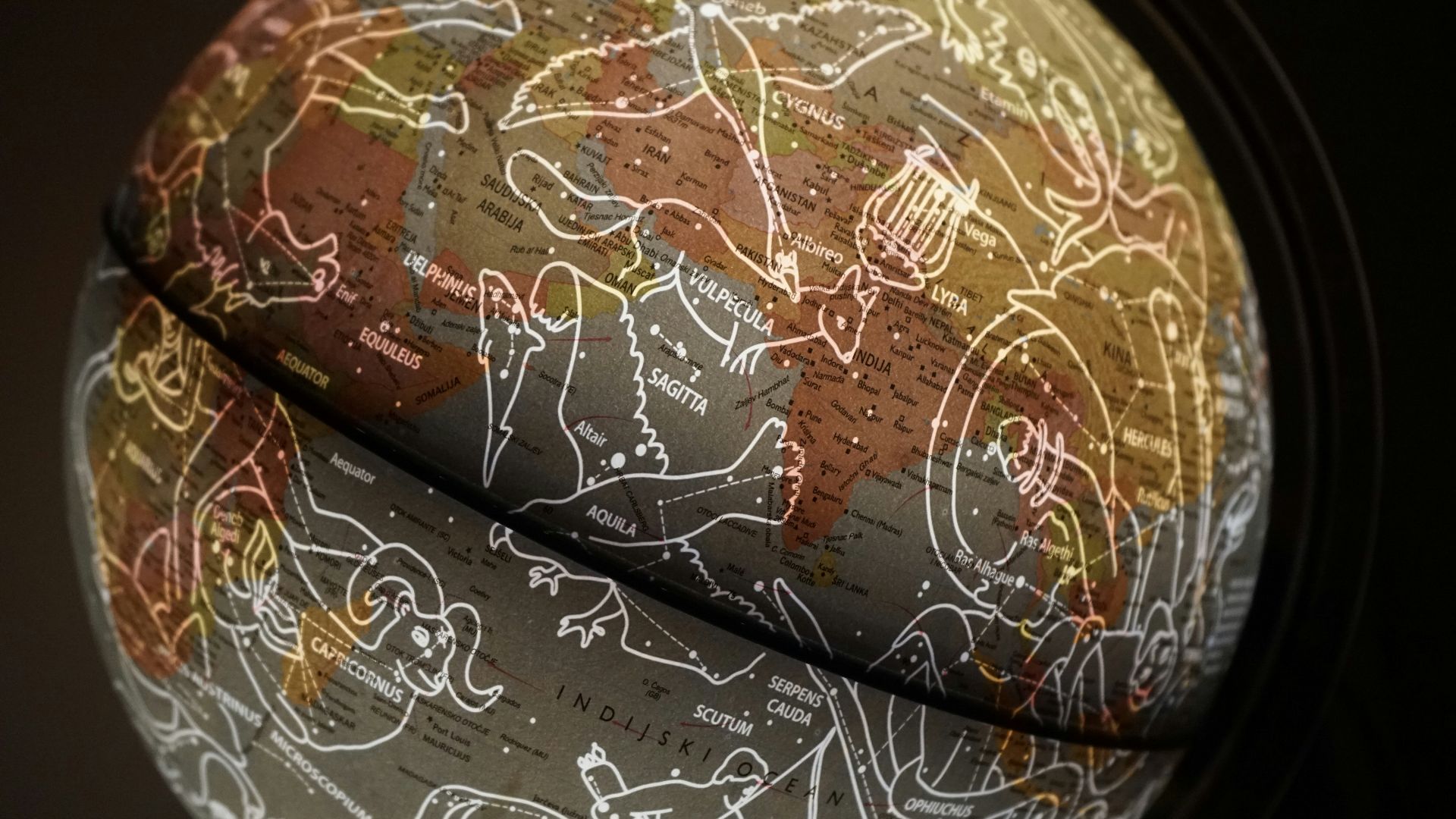 brown and white printed textile