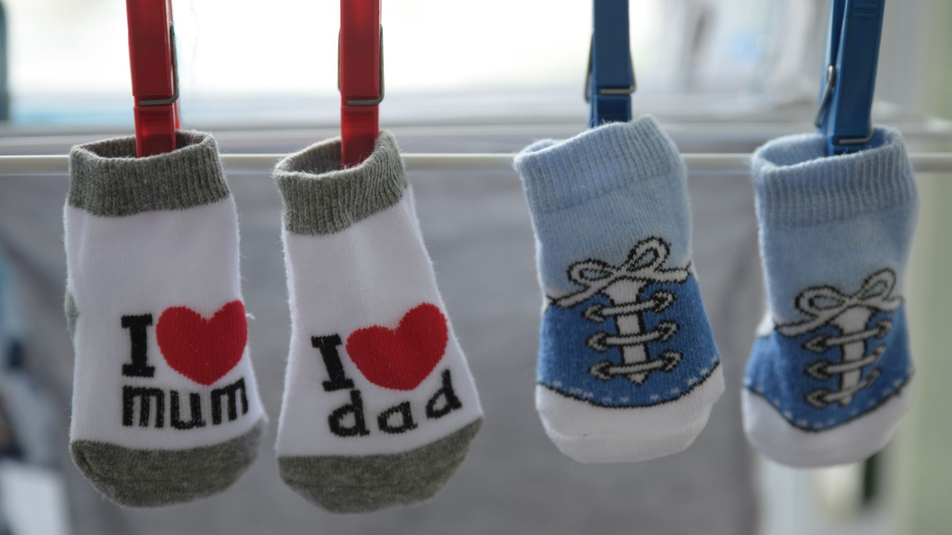 baby's two pairs of socks