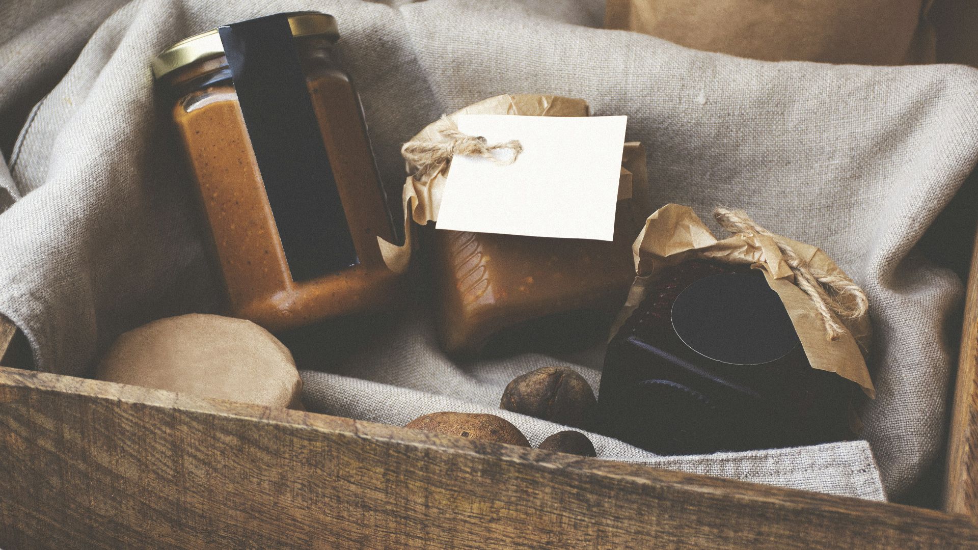 brown wooden box
