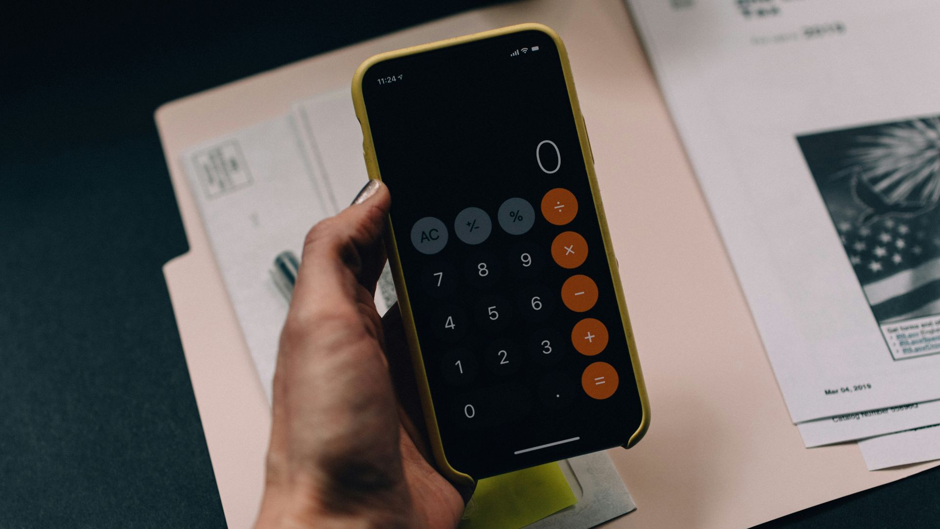 black Android smartphone