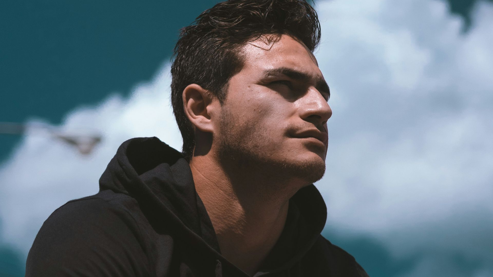 men's black polo shirt