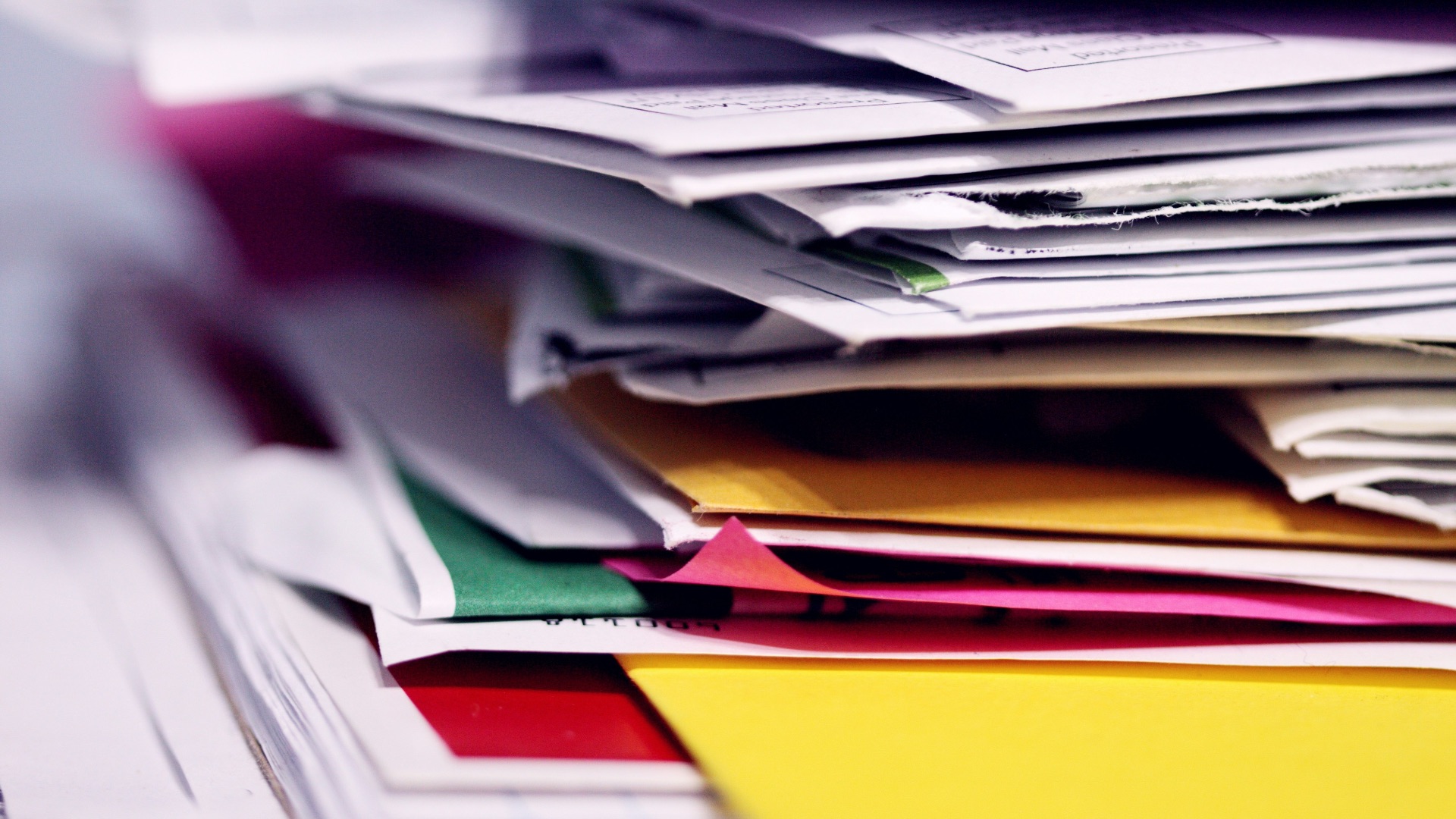 pile of printing papers