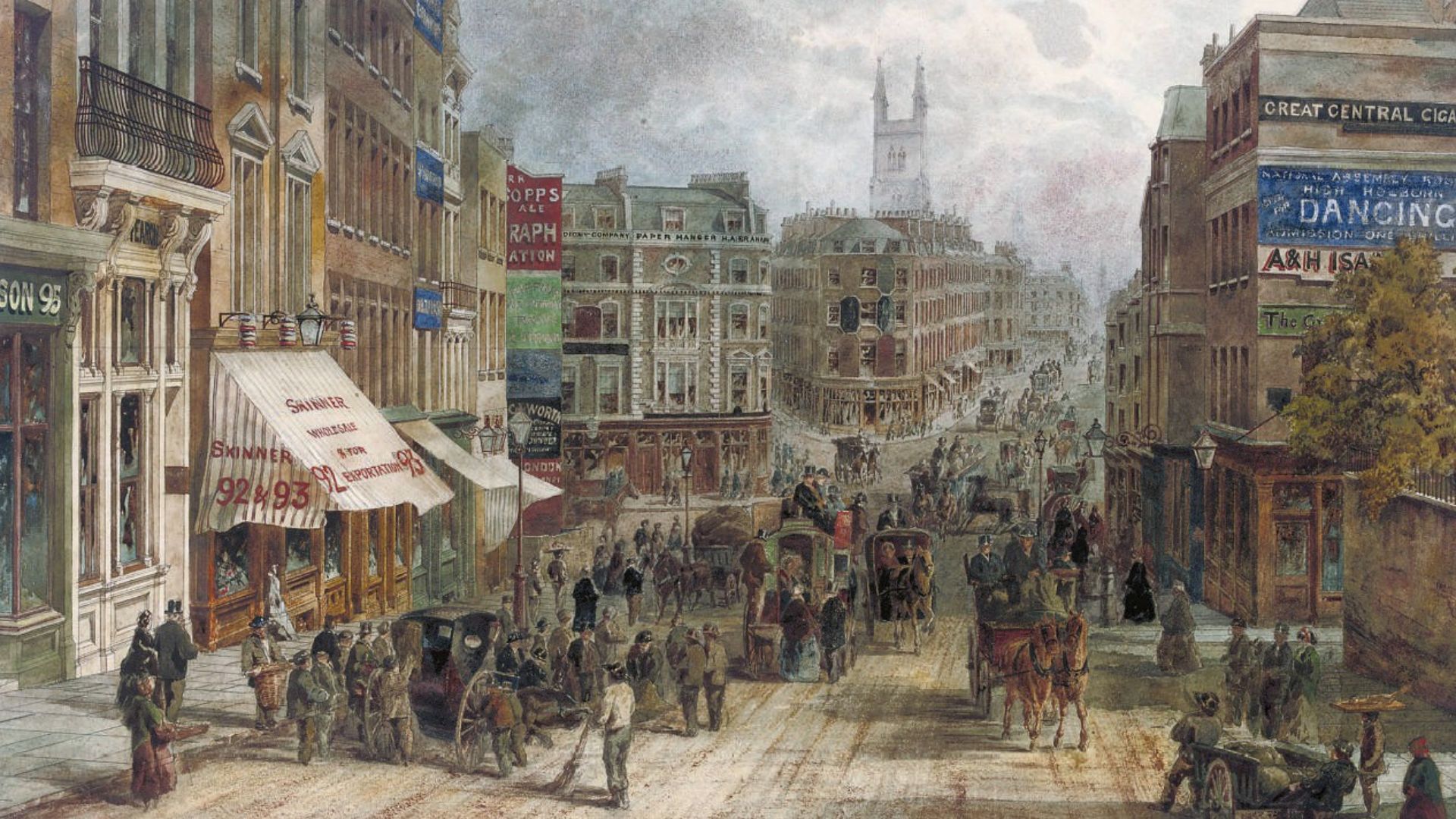 File:English School, 19th Century, Snow Hill, Holburn, London.jpg