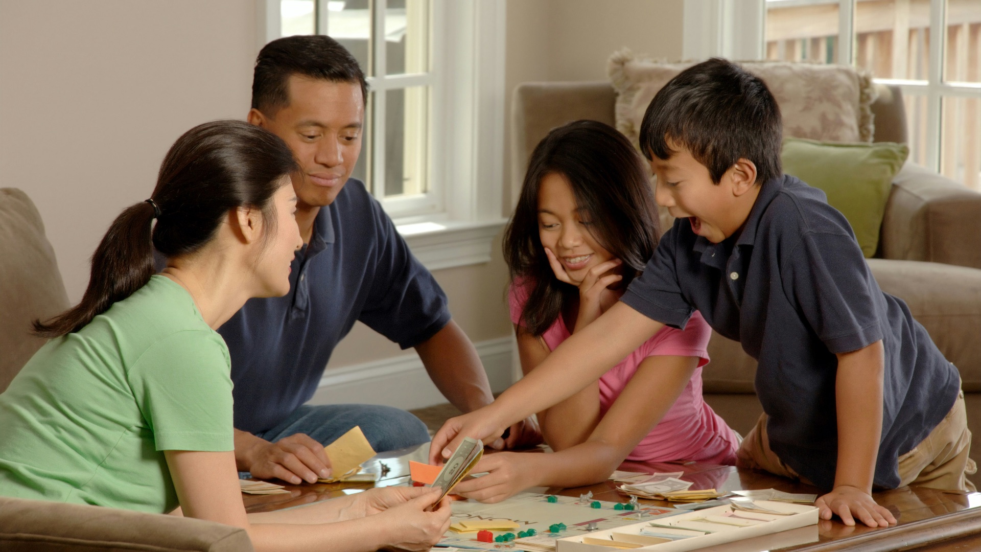group of people beside coffee table