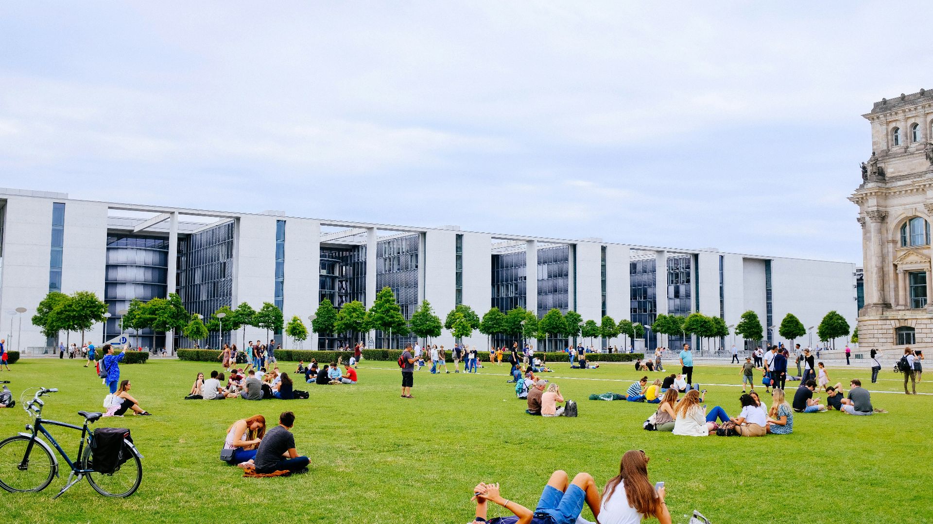 group of people on the picnic area