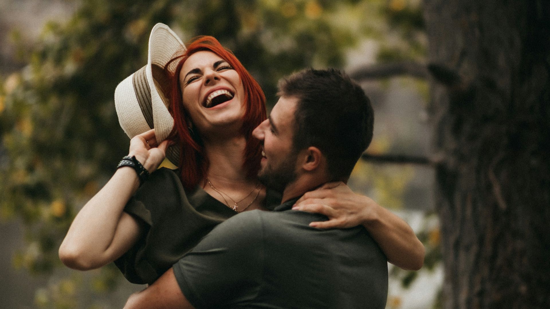 a man holding a child