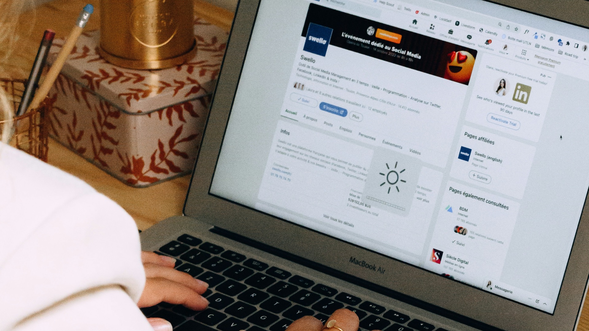 a man using a laptop