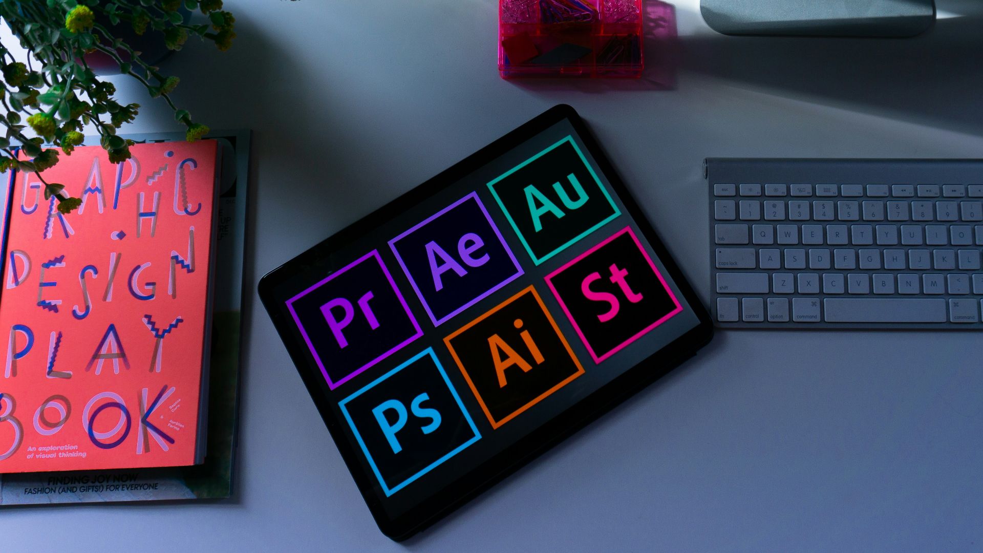 silver imac and apple keyboard
