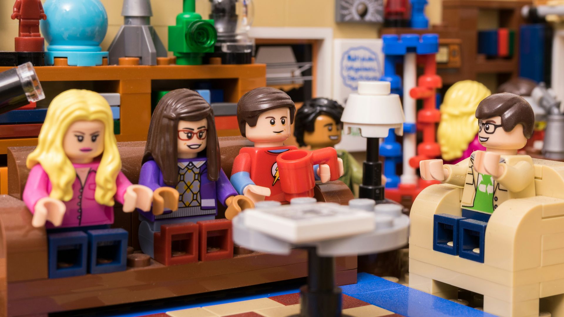 girl in red dress figurine